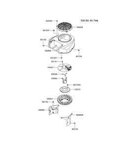 Fr600v-Cs17 Cooling Equipment Diagram and Parts List for FR600V-CS17  Cub Cadet Lawn Tractor